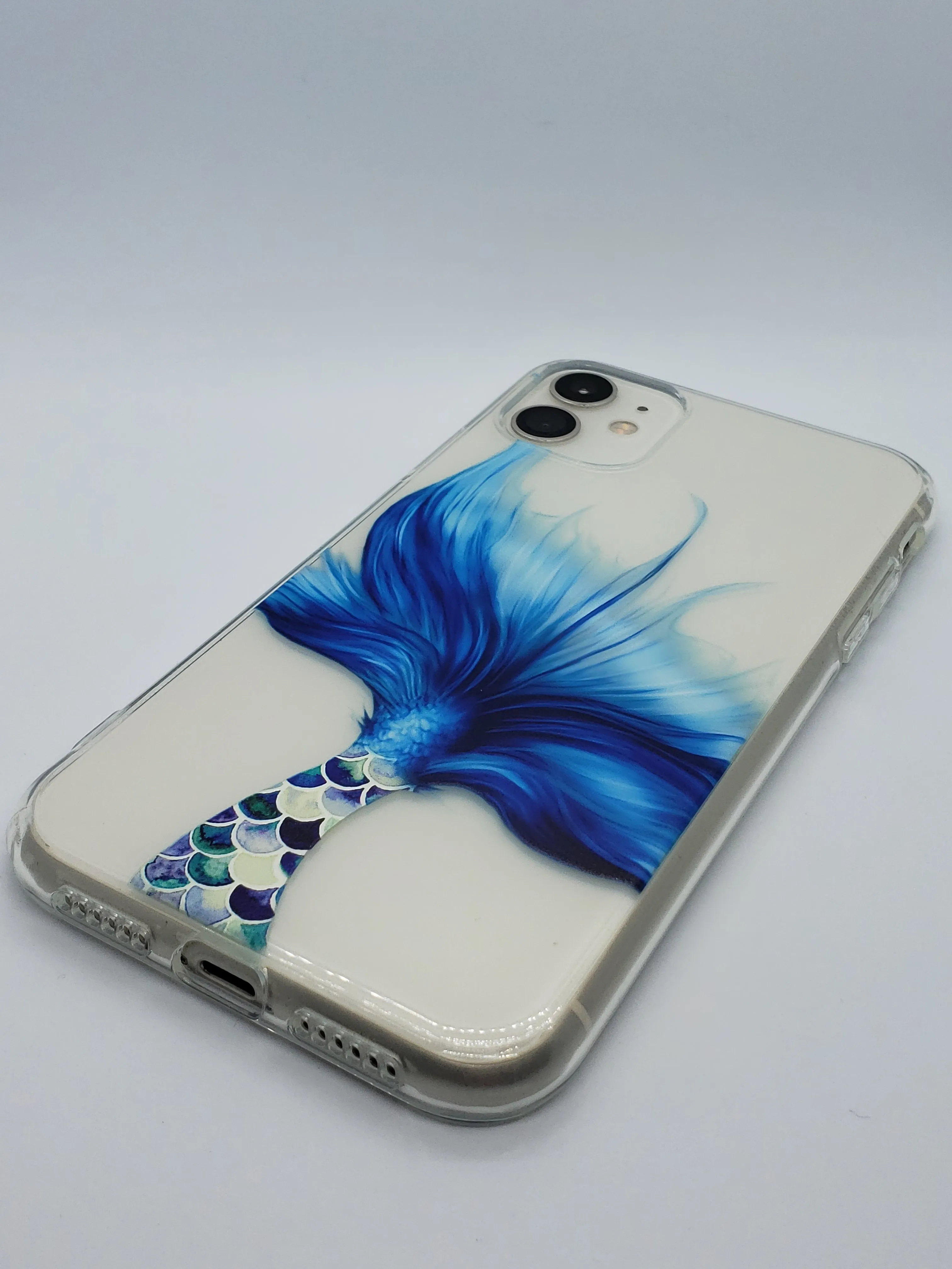 Mermaid Tail Transparent Clear iPhone Case