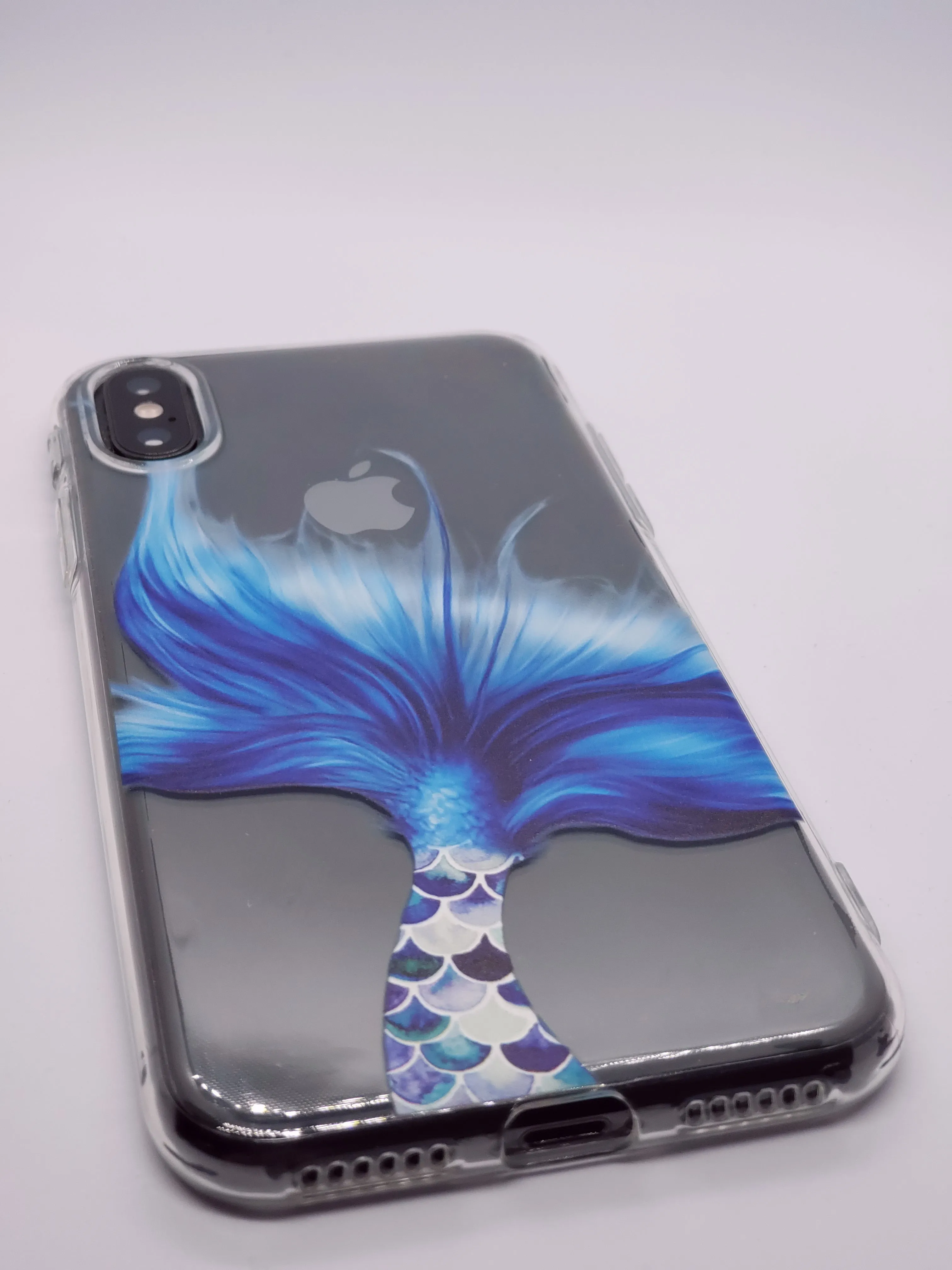 Mermaid Tail Transparent Clear iPhone Case