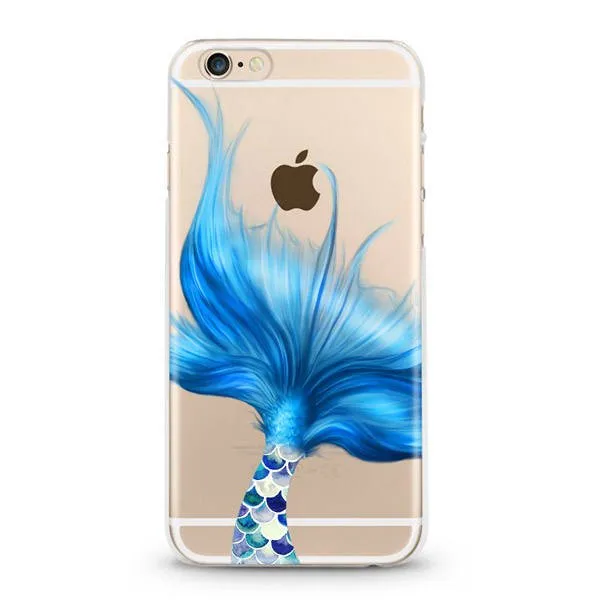 Mermaid Tail Transparent Clear iPhone Case