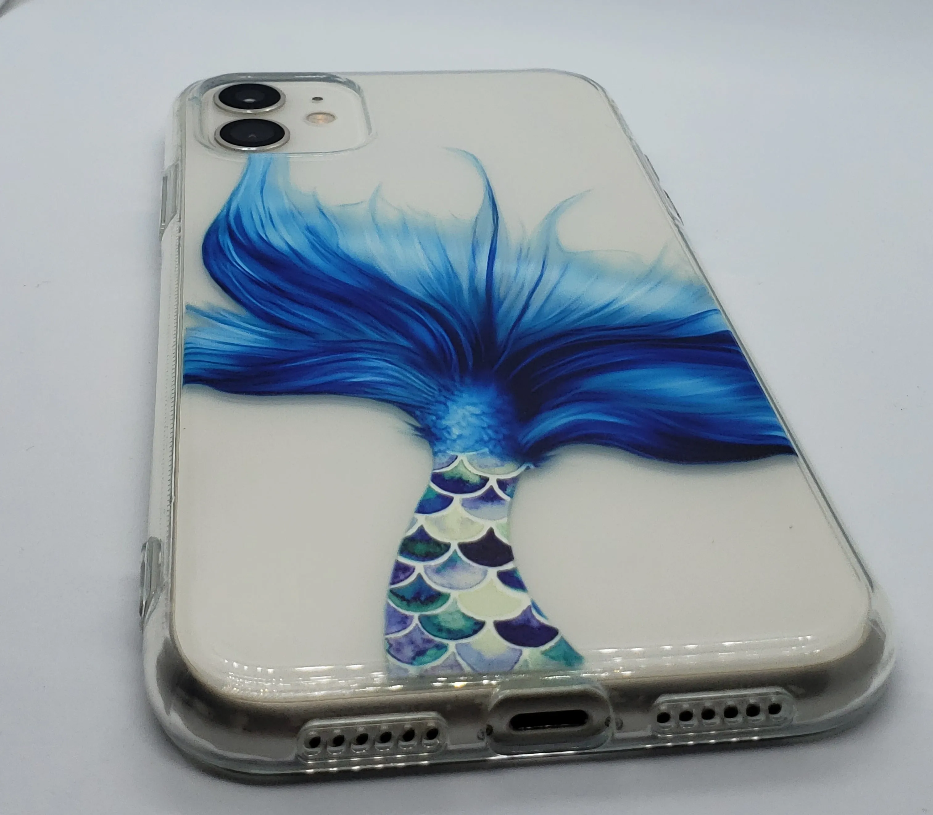 Mermaid Tail Transparent Clear iPhone Case