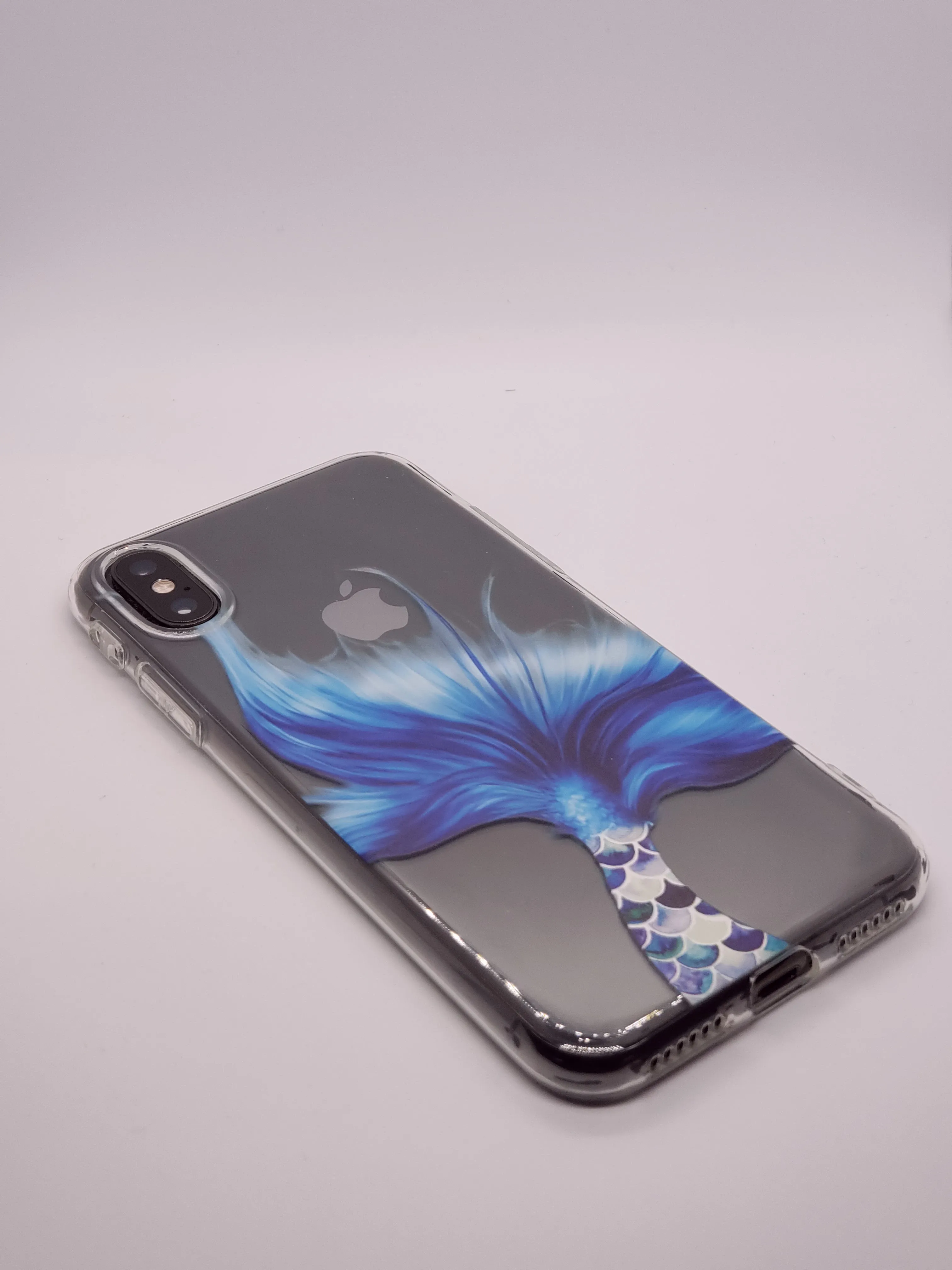 Mermaid Tail Transparent Clear iPhone Case