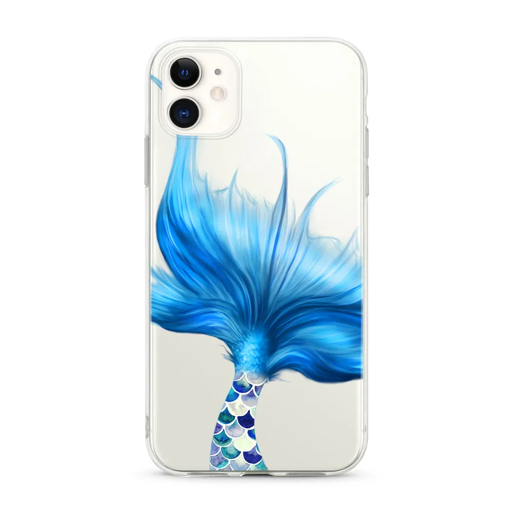 Mermaid Tail Transparent Clear iPhone Case