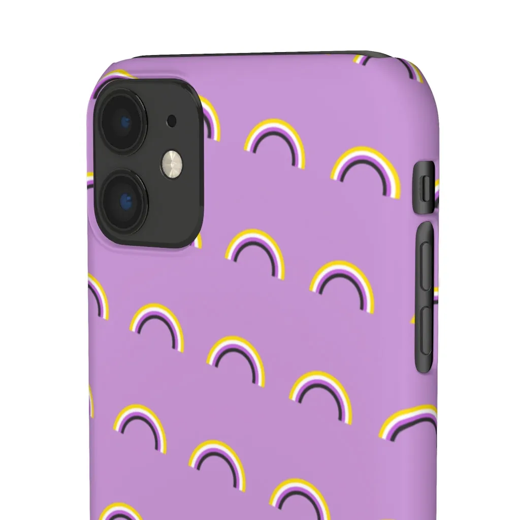Non-Binary Rainbow Phone Case For Apple & Samsung