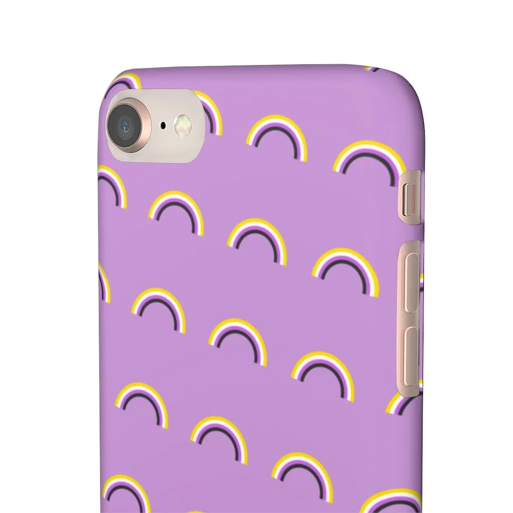 Non-Binary Rainbow Phone Case For Apple & Samsung