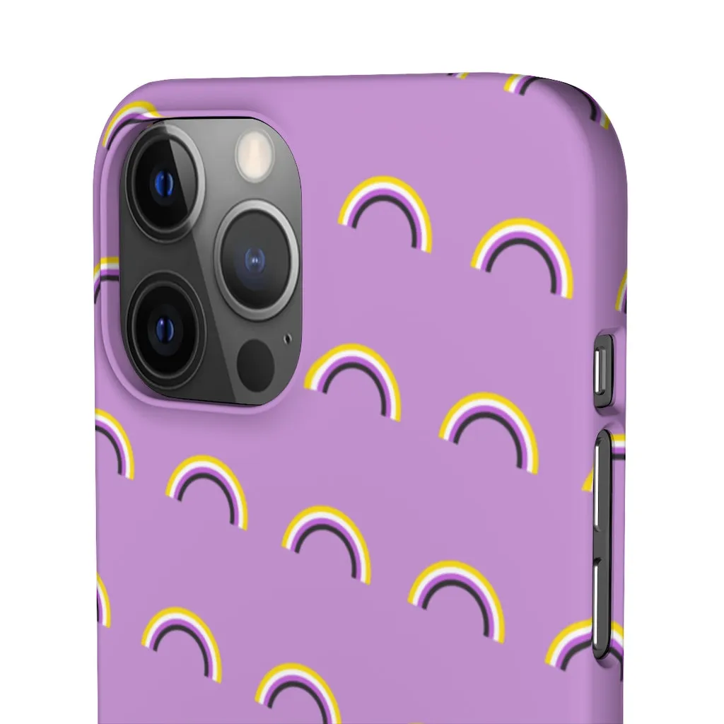 Non-Binary Rainbow Phone Case For Apple & Samsung