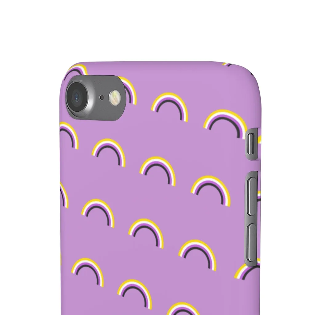 Non-Binary Rainbow Phone Case For Apple & Samsung