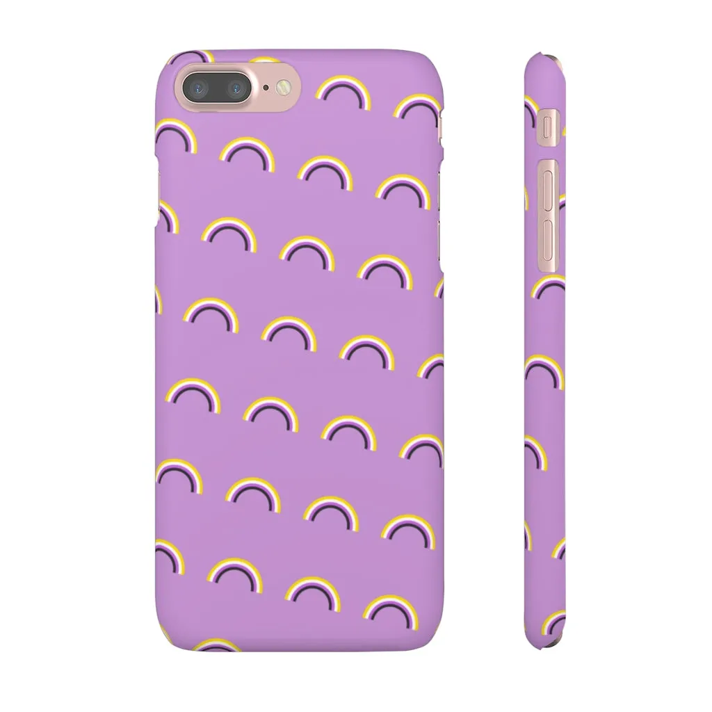 Non-Binary Rainbow Phone Case For Apple & Samsung