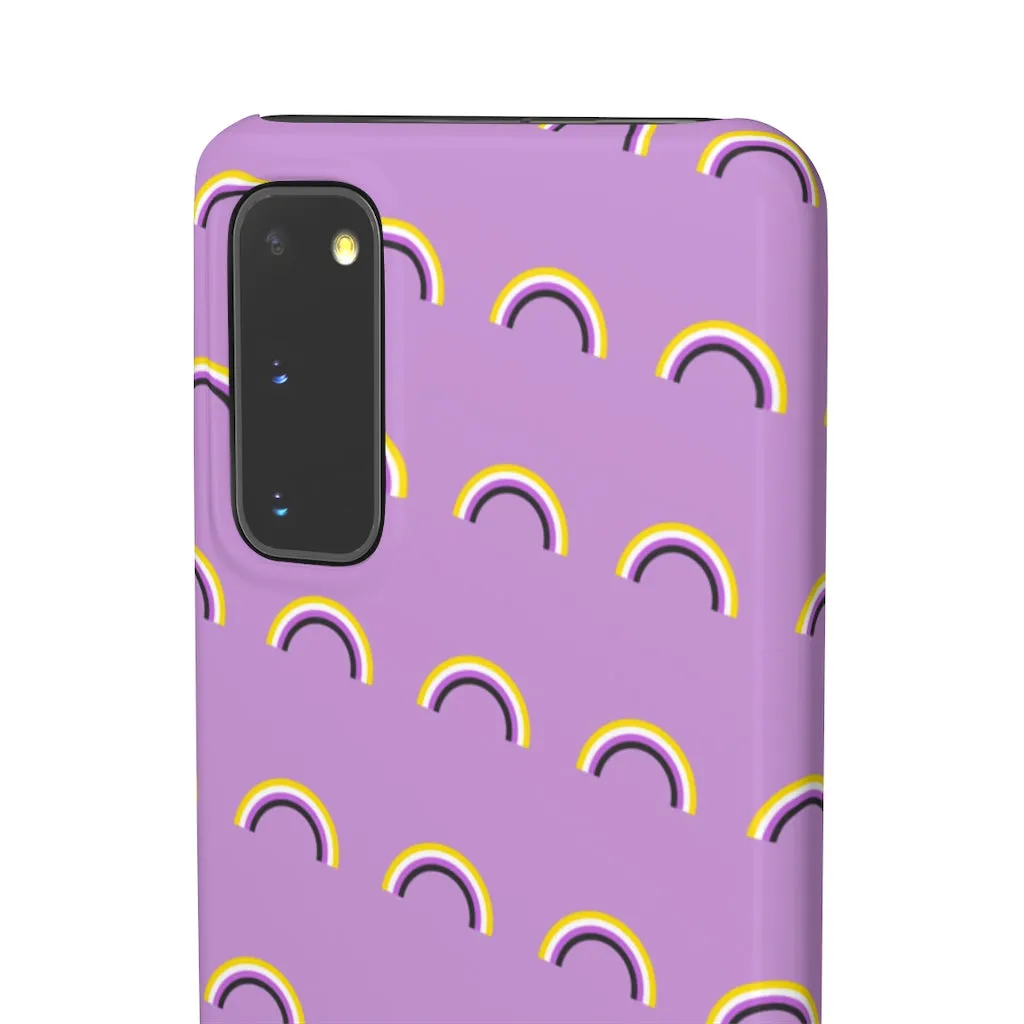 Non-Binary Rainbow Phone Case For Apple & Samsung