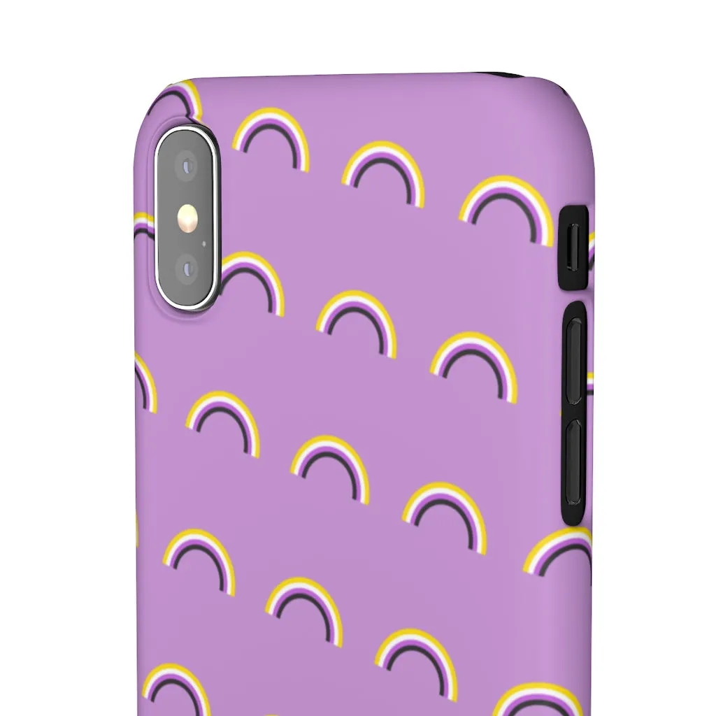 Non-Binary Rainbow Phone Case For Apple & Samsung