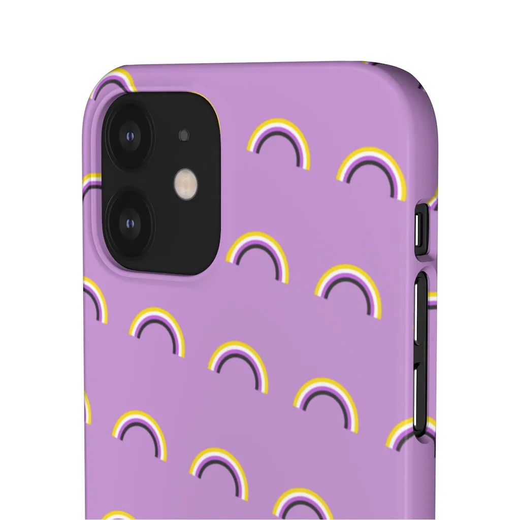 Non-Binary Rainbow Phone Case For Apple & Samsung