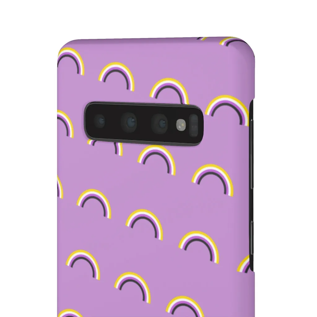 Non-Binary Rainbow Phone Case For Apple & Samsung