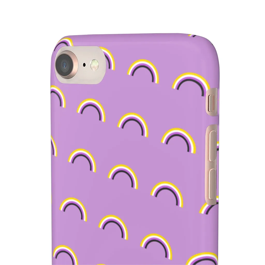 Non-Binary Rainbow Phone Case For Apple & Samsung