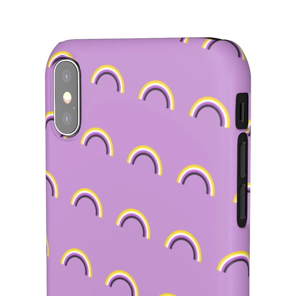 Non-Binary Rainbow Phone Case For Apple & Samsung
