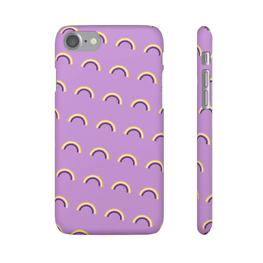 Non-Binary Rainbow Phone Case For Apple & Samsung