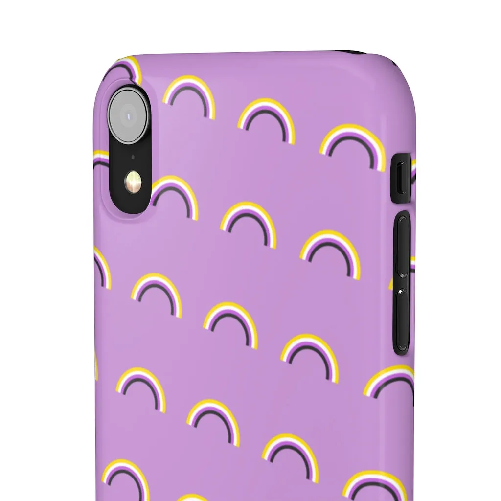 Non-Binary Rainbow Phone Case For Apple & Samsung