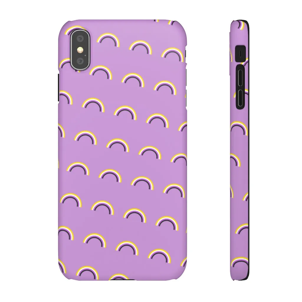 Non-Binary Rainbow Phone Case For Apple & Samsung