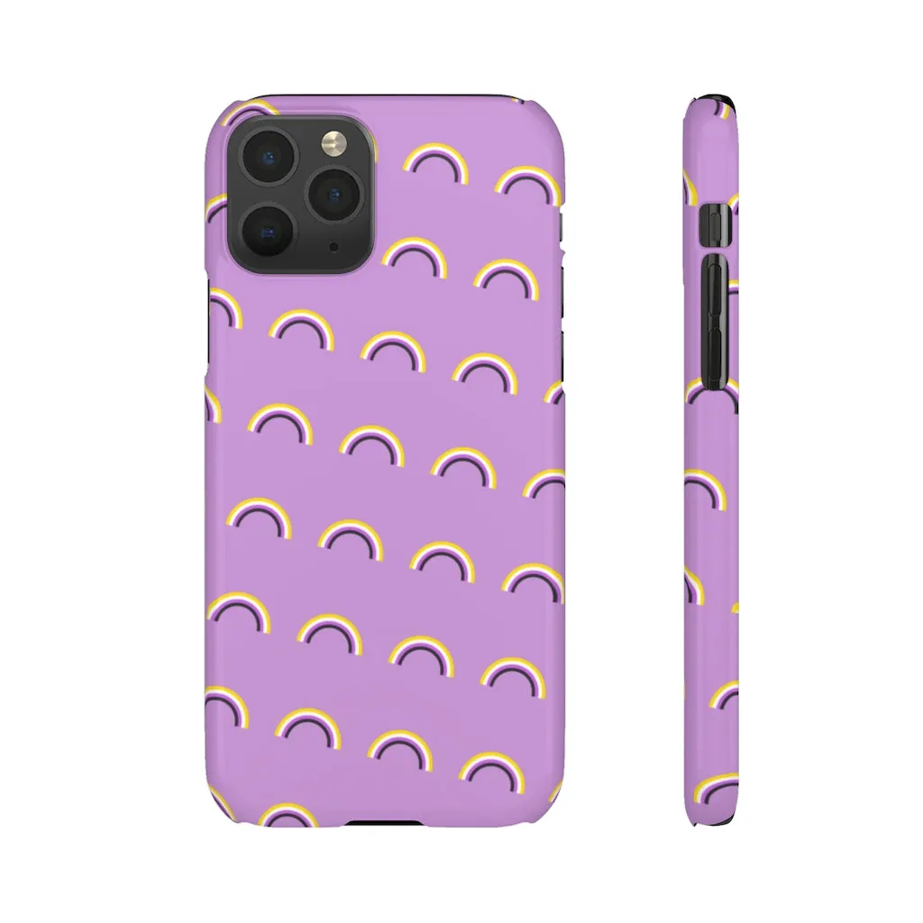 Non-Binary Rainbow Phone Case For Apple & Samsung