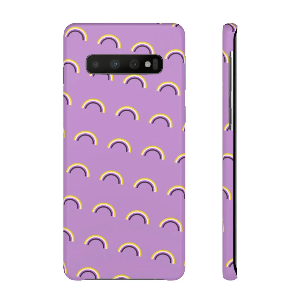 Non-Binary Rainbow Phone Case For Apple & Samsung