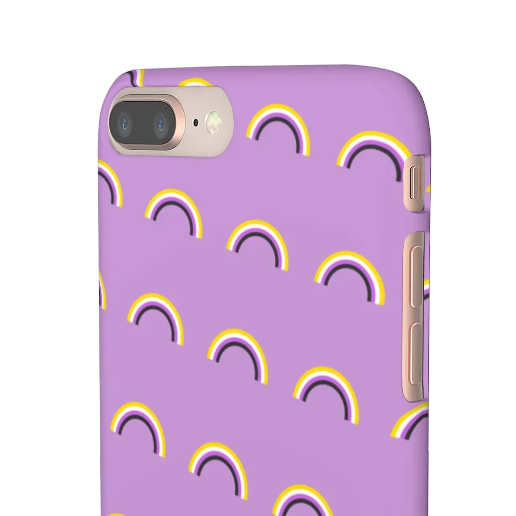 Non-Binary Rainbow Phone Case For Apple & Samsung