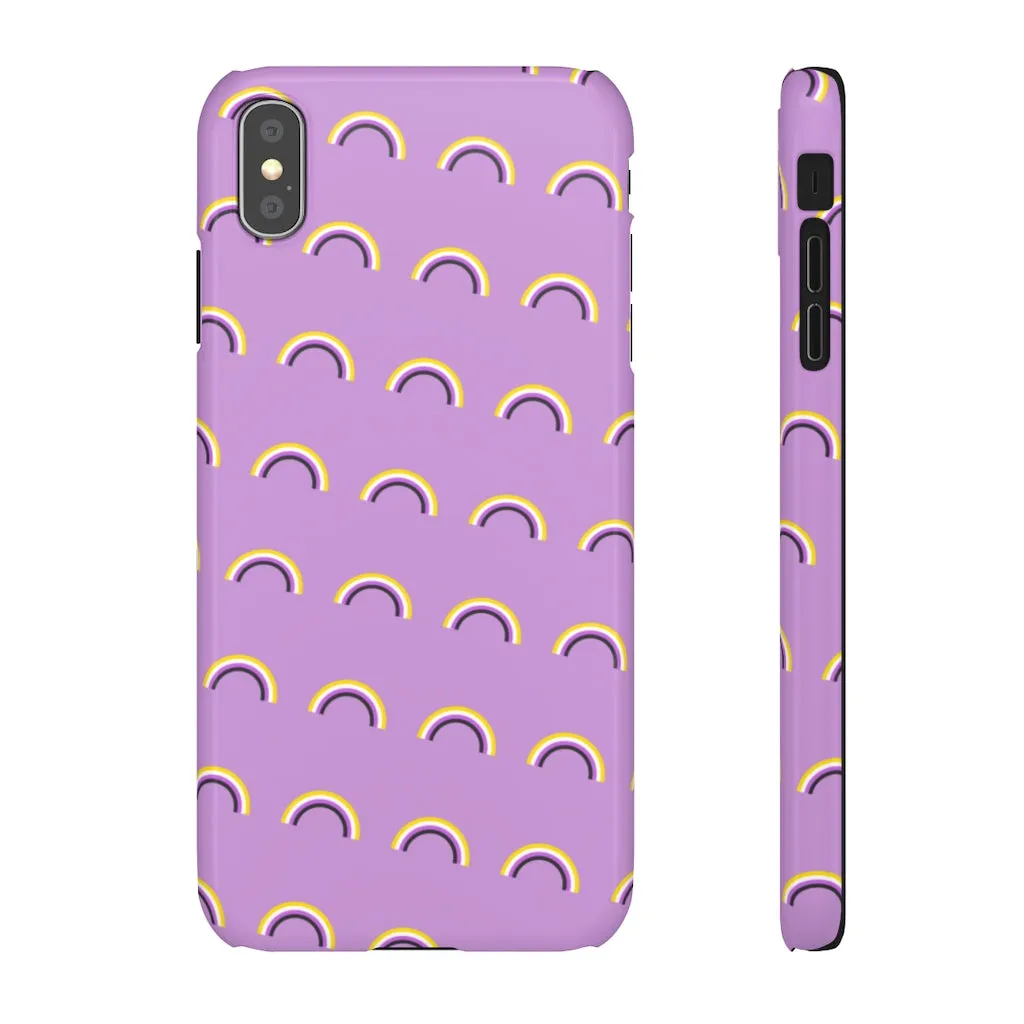 Non-Binary Rainbow Phone Case For Apple & Samsung