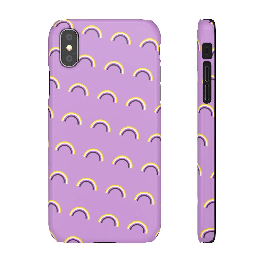 Non-Binary Rainbow Phone Case For Apple & Samsung