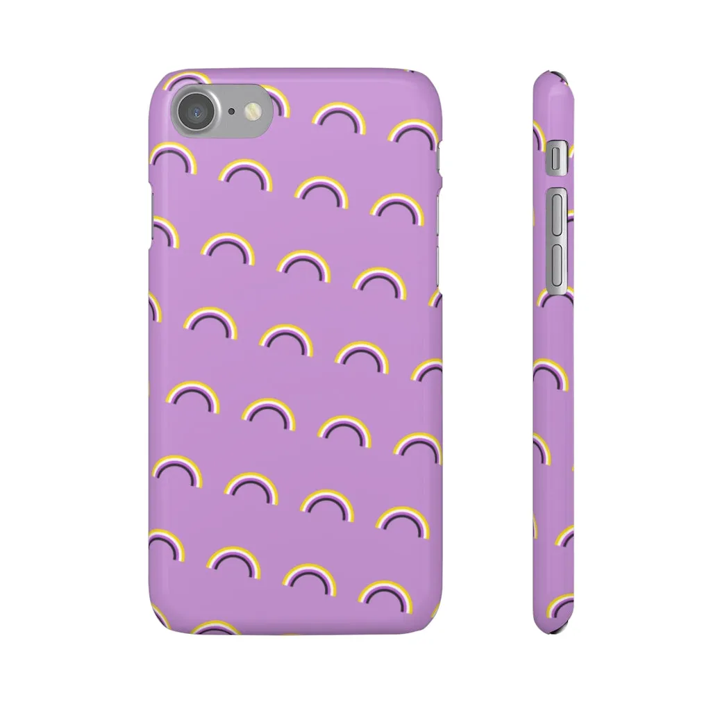 Non-Binary Rainbow Phone Case For Apple & Samsung