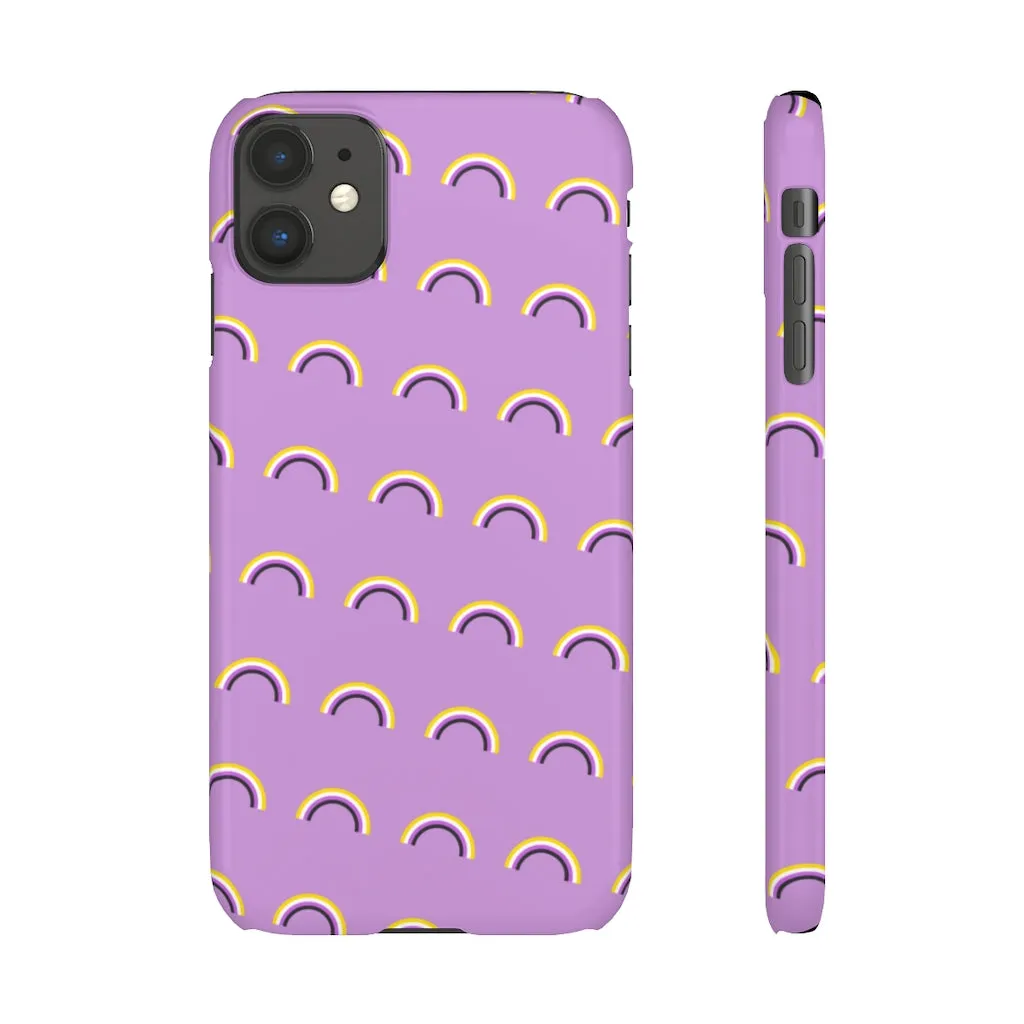 Non-Binary Rainbow Phone Case For Apple & Samsung