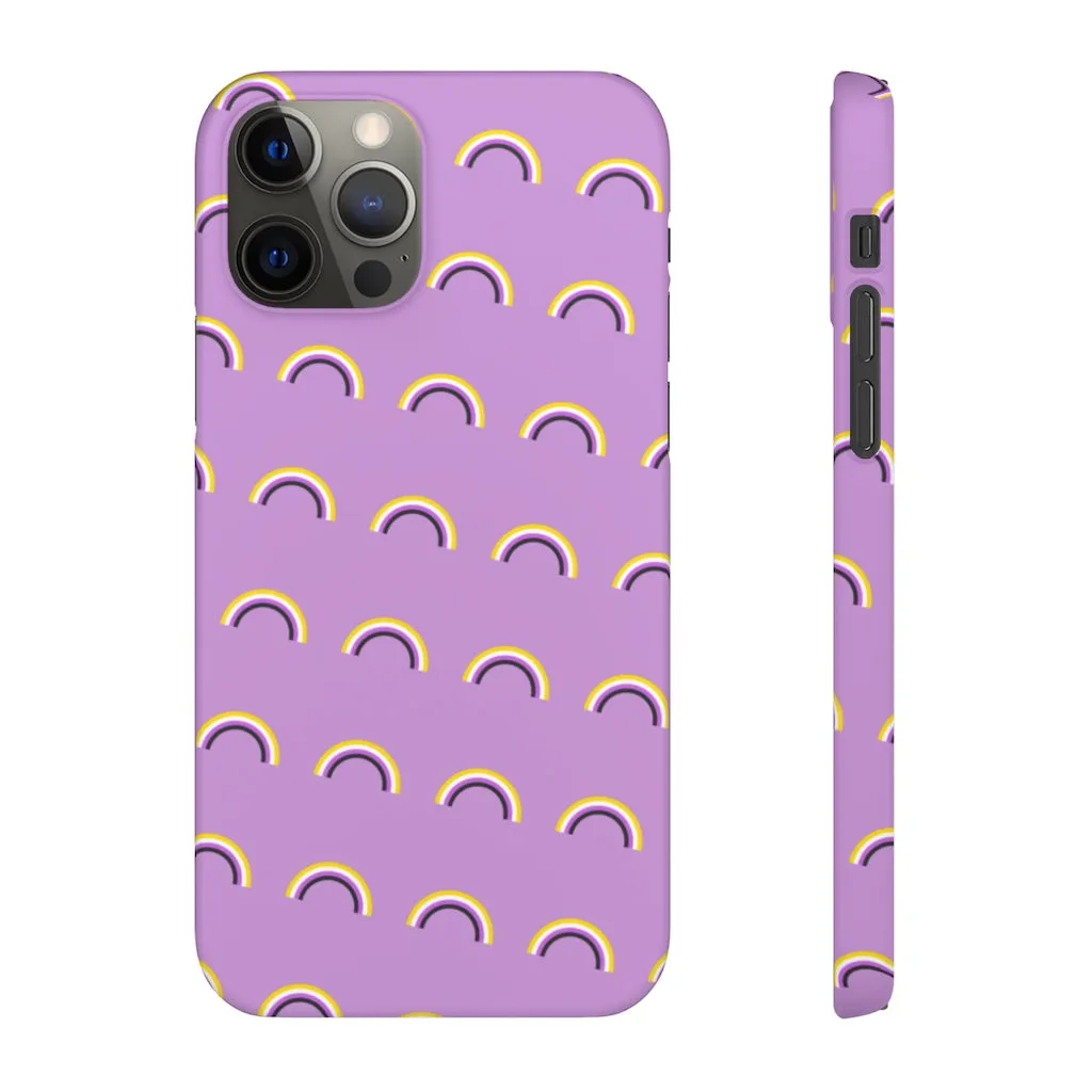 Non-Binary Rainbow Phone Case For Apple & Samsung