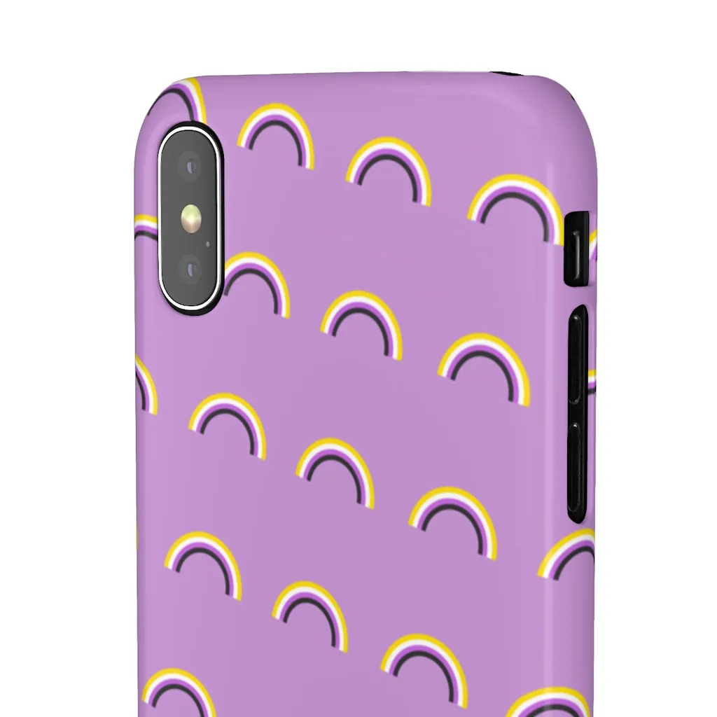 Non-Binary Rainbow Phone Case For Apple & Samsung