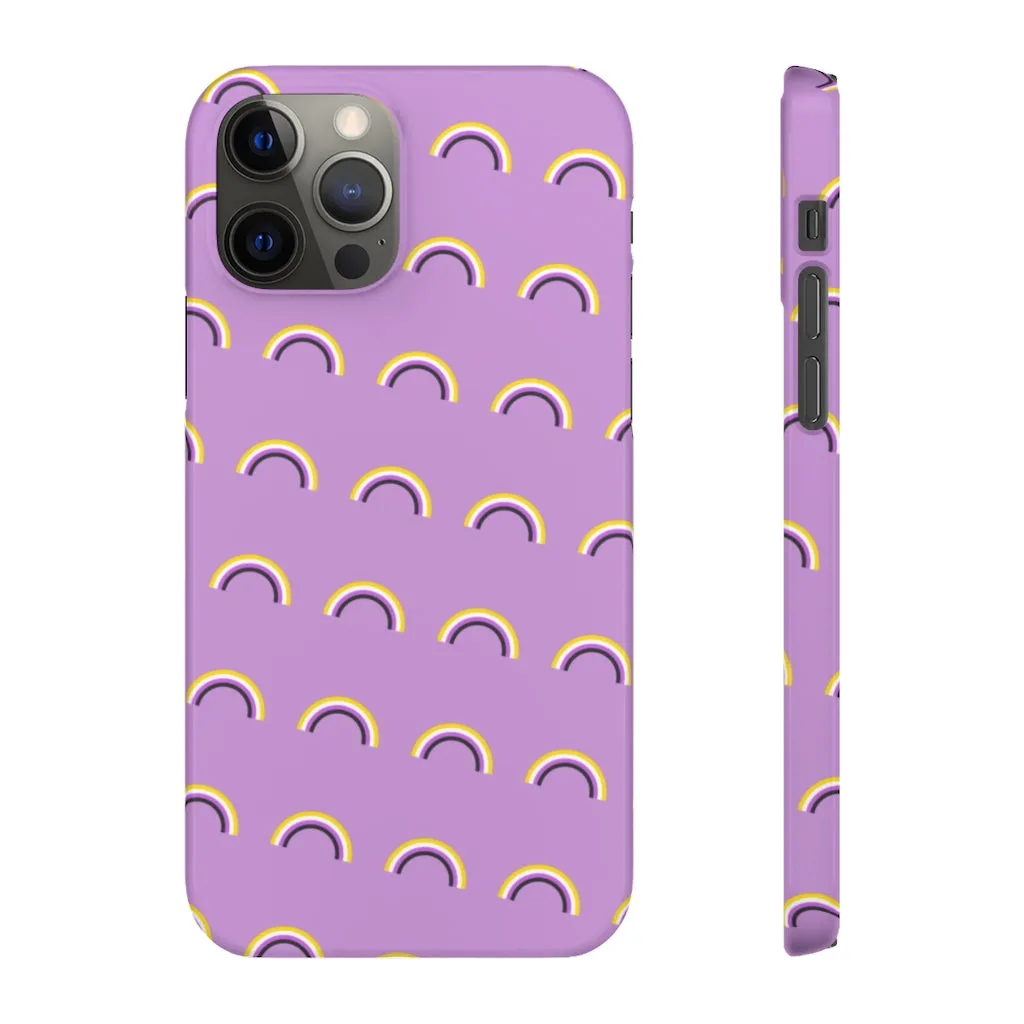 Non-Binary Rainbow Phone Case For Apple & Samsung