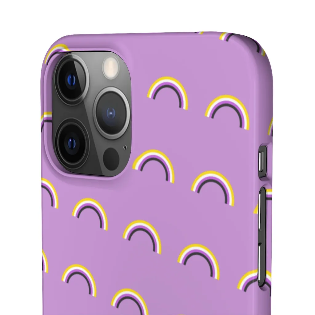 Non-Binary Rainbow Phone Case For Apple & Samsung