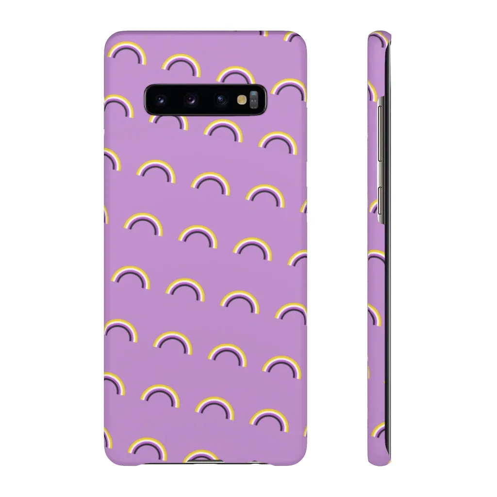 Non-Binary Rainbow Phone Case For Apple & Samsung