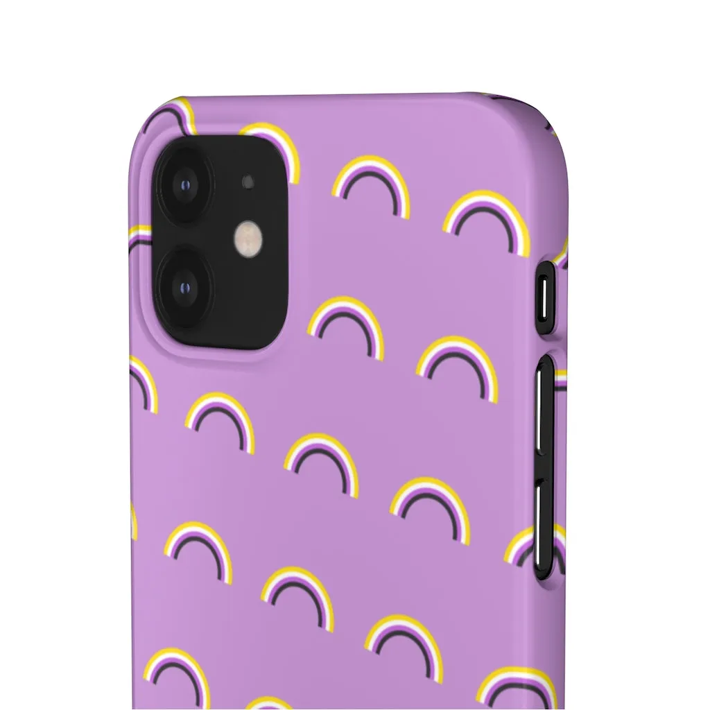 Non-Binary Rainbow Phone Case For Apple & Samsung