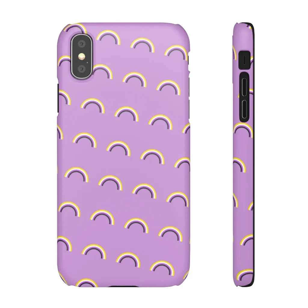 Non-Binary Rainbow Phone Case For Apple & Samsung