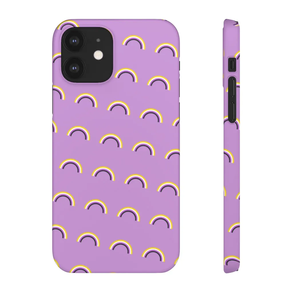 Non-Binary Rainbow Phone Case For Apple & Samsung