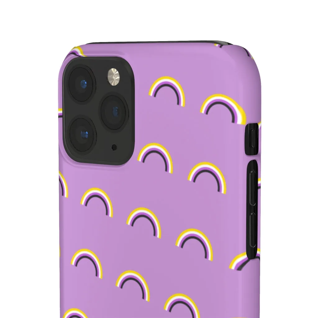 Non-Binary Rainbow Phone Case For Apple & Samsung