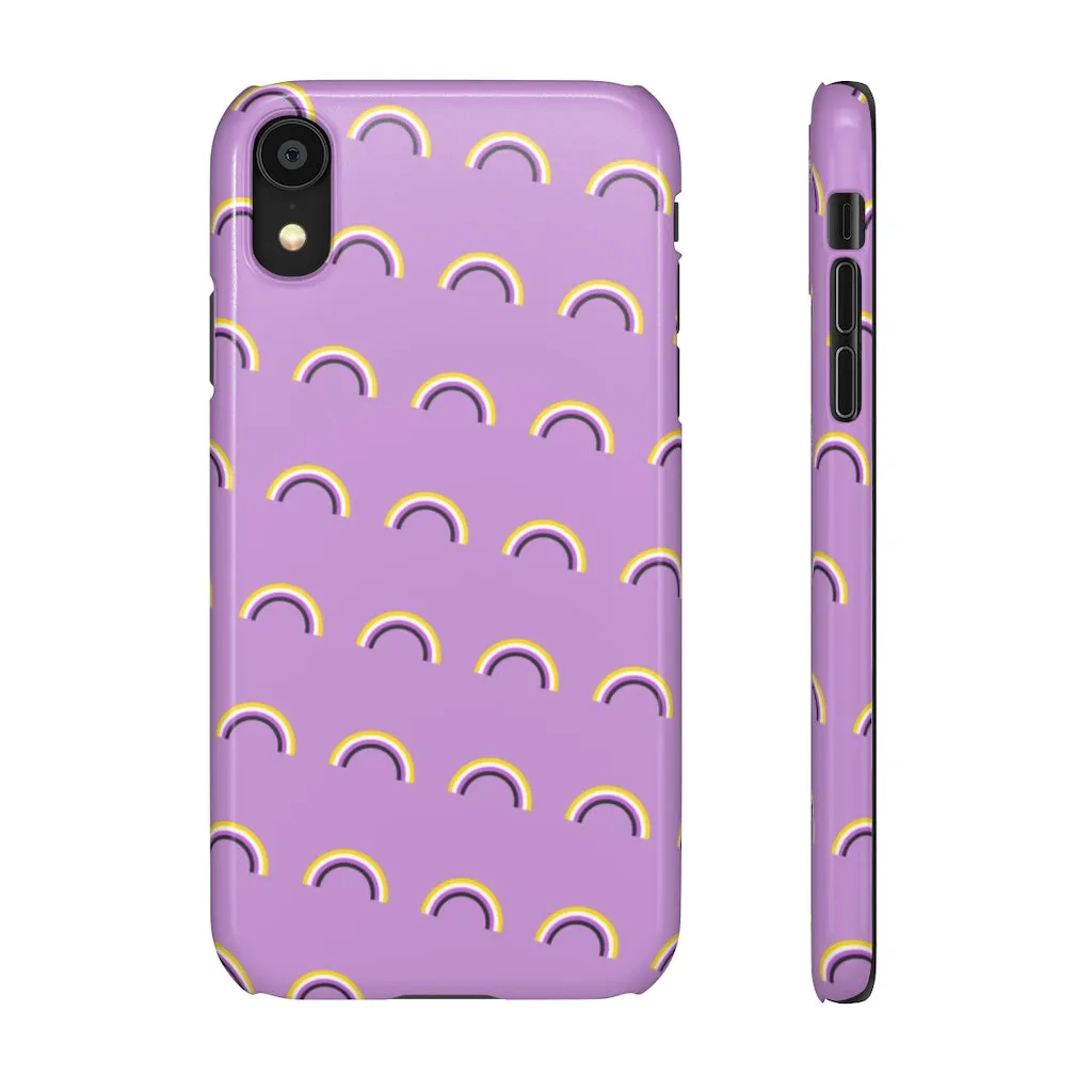 Non-Binary Rainbow Phone Case For Apple & Samsung