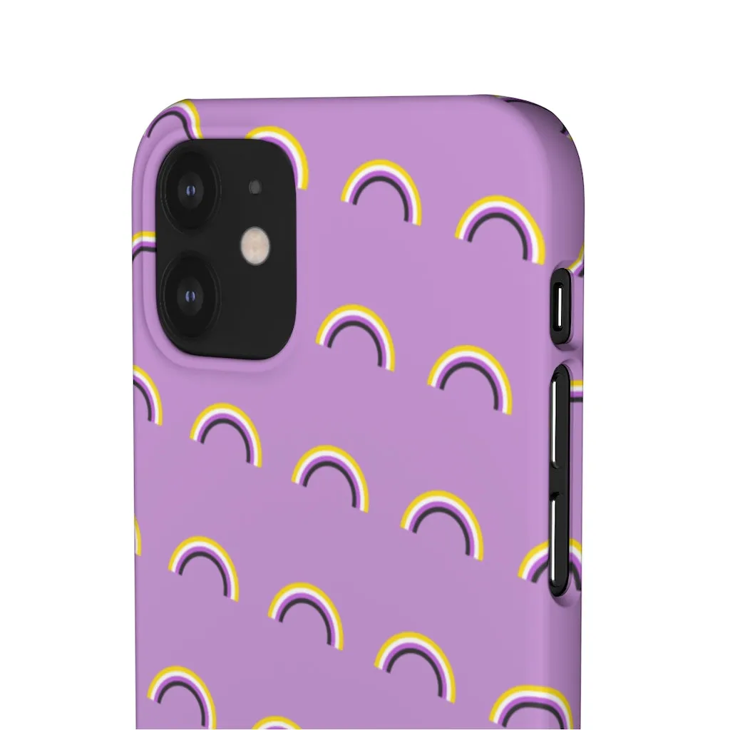Non-Binary Rainbow Phone Case For Apple & Samsung