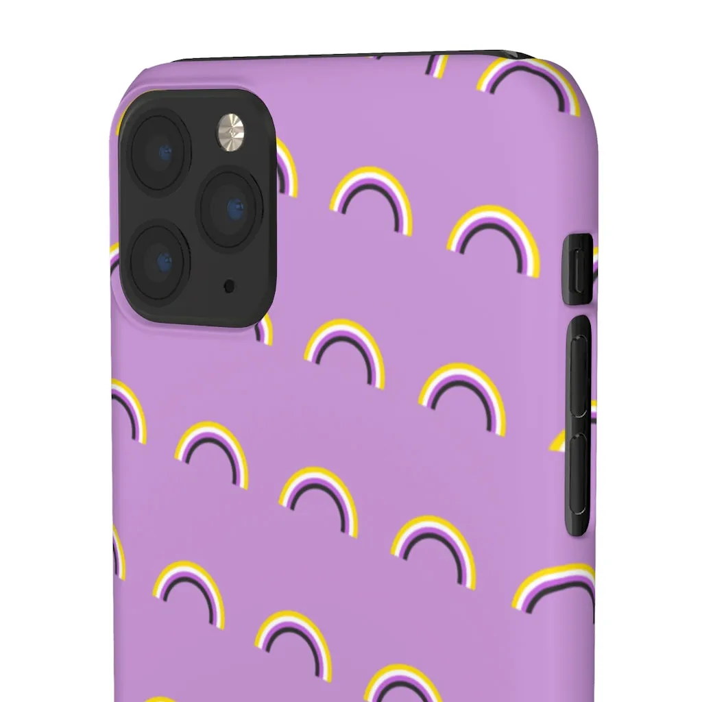 Non-Binary Rainbow Phone Case For Apple & Samsung
