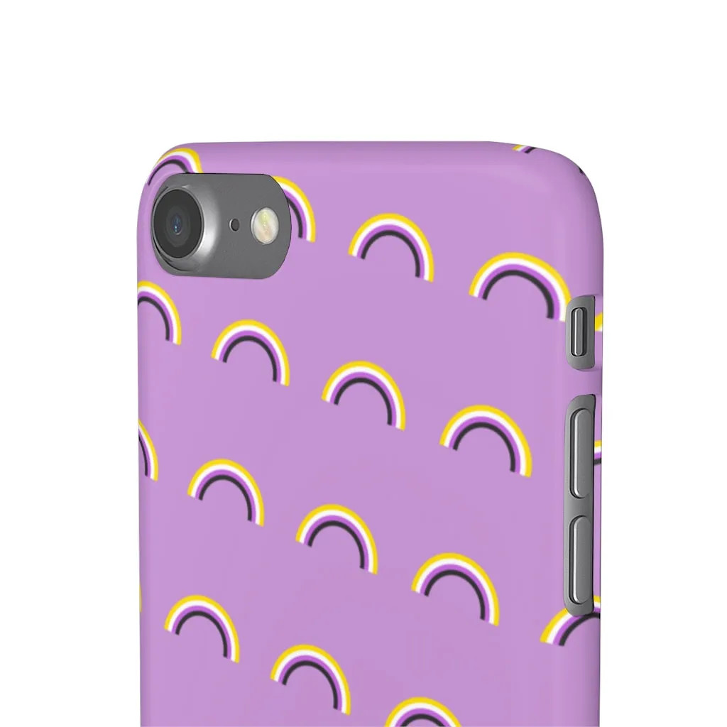 Non-Binary Rainbow Phone Case For Apple & Samsung
