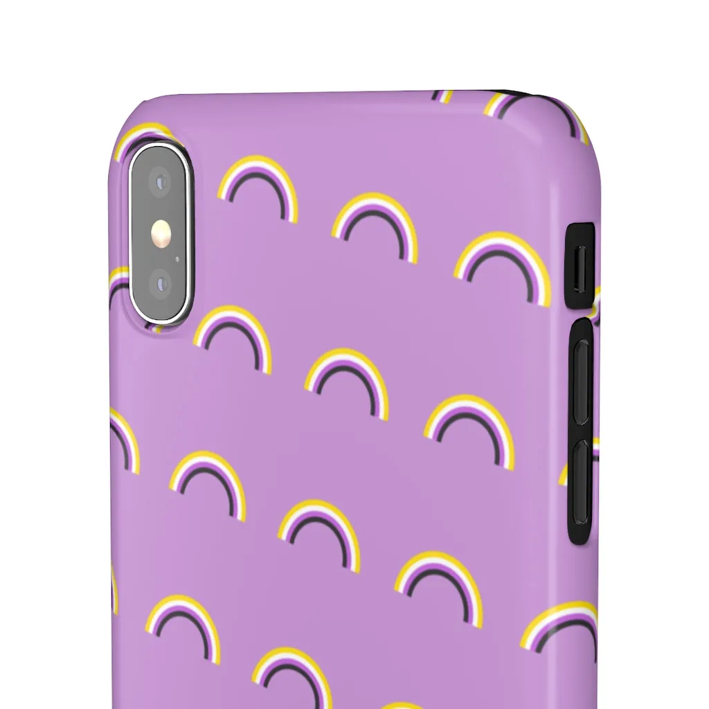 Non-Binary Rainbow Phone Case For Apple & Samsung