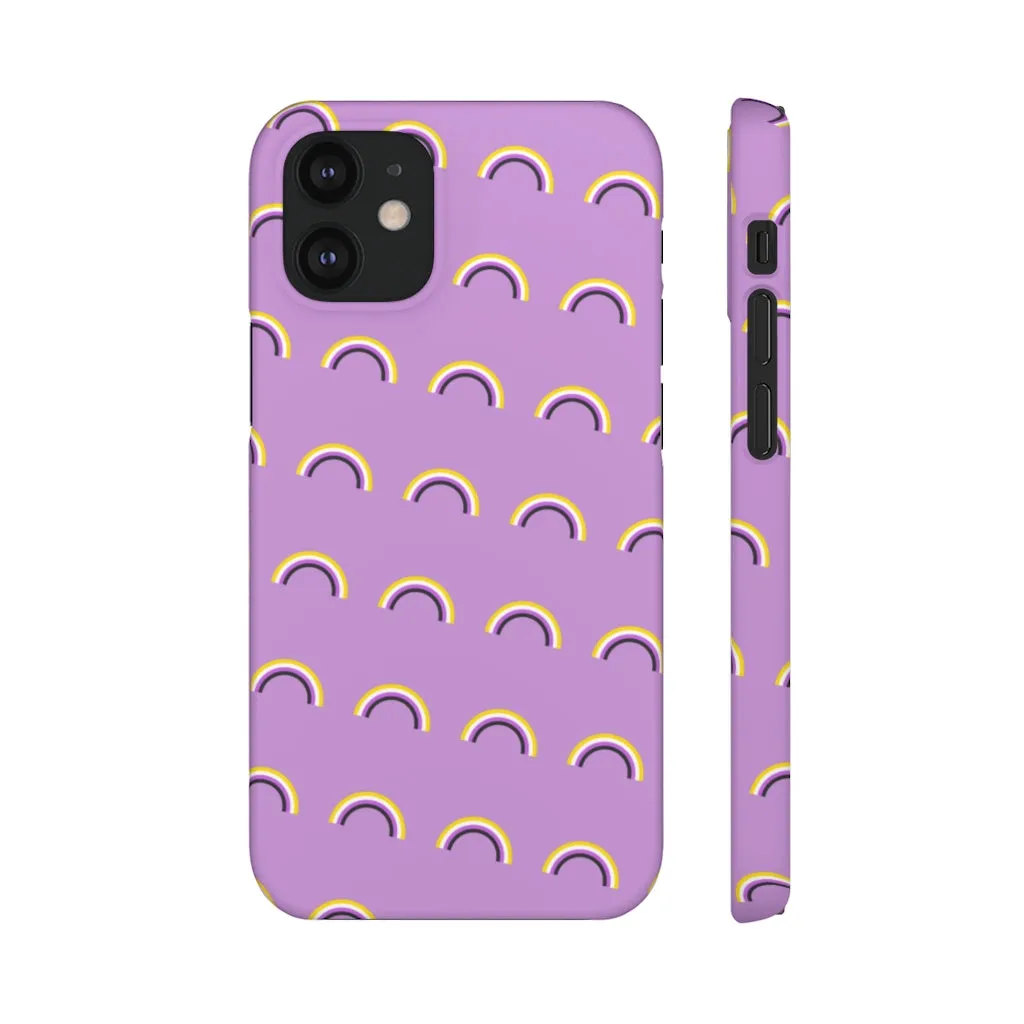 Non-Binary Rainbow Phone Case For Apple & Samsung