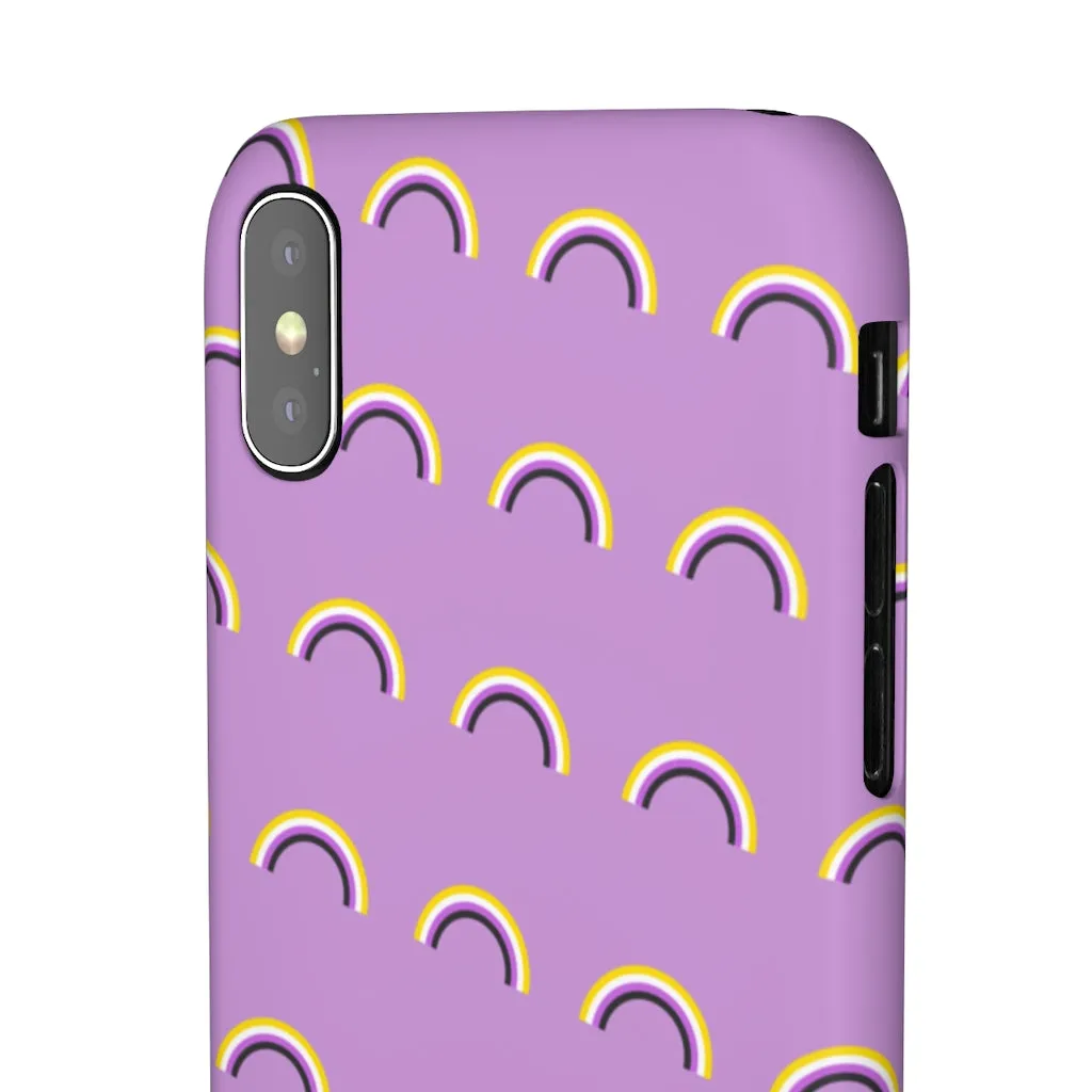 Non-Binary Rainbow Phone Case For Apple & Samsung