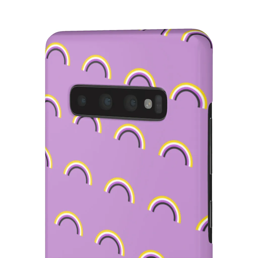 Non-Binary Rainbow Phone Case For Apple & Samsung