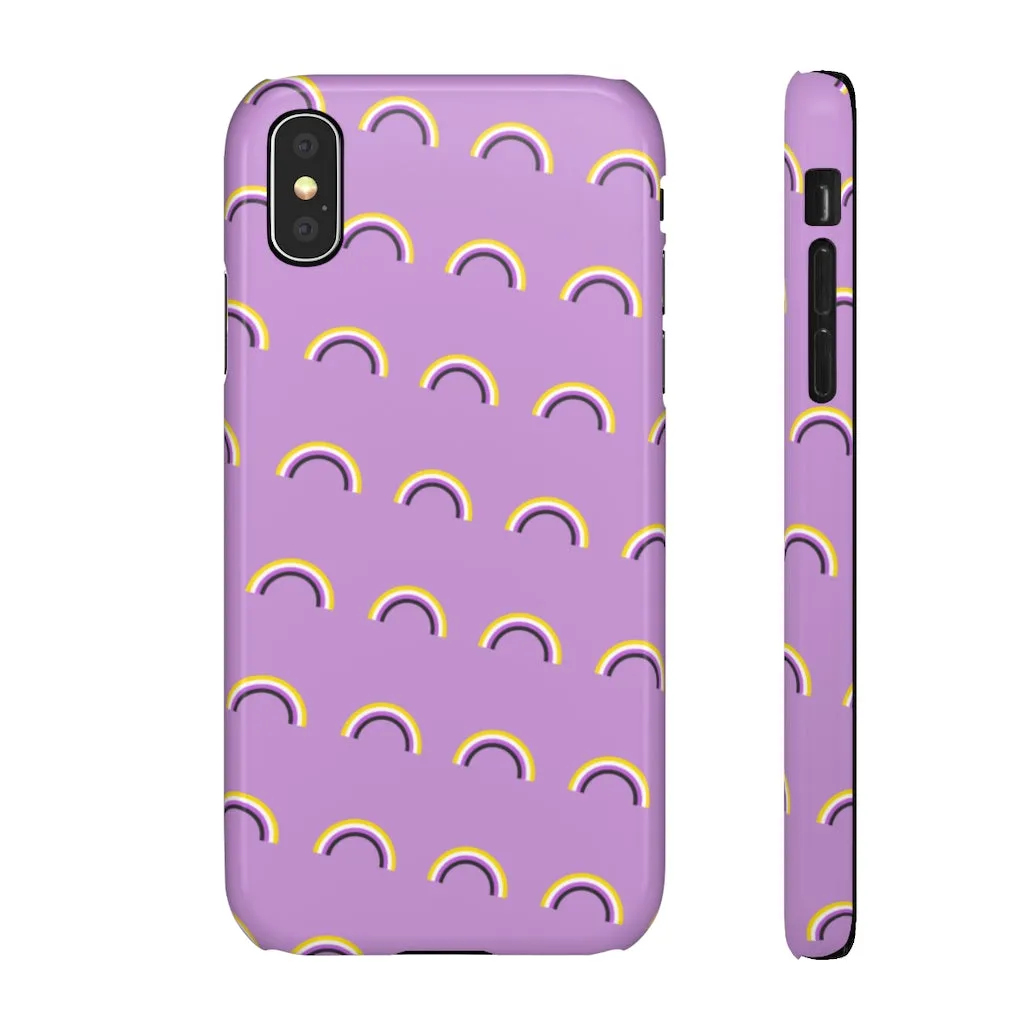 Non-Binary Rainbow Phone Case For Apple & Samsung