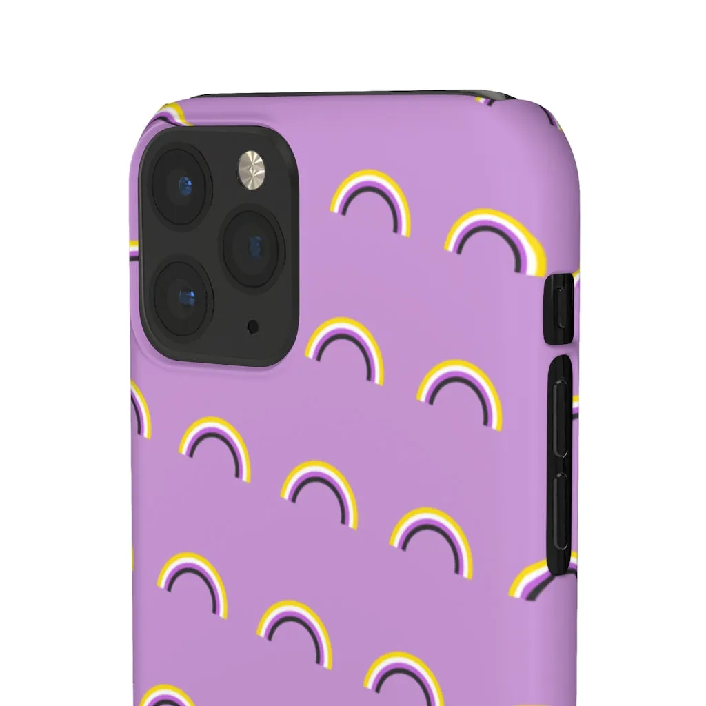 Non-Binary Rainbow Phone Case For Apple & Samsung