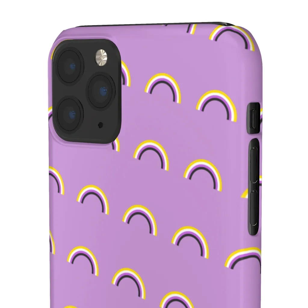 Non-Binary Rainbow Phone Case For Apple & Samsung