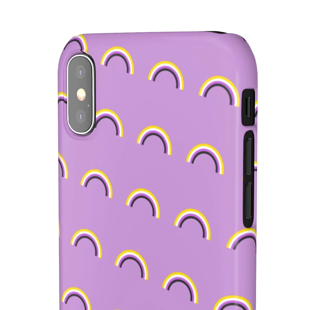 Non-Binary Rainbow Phone Case For Apple & Samsung