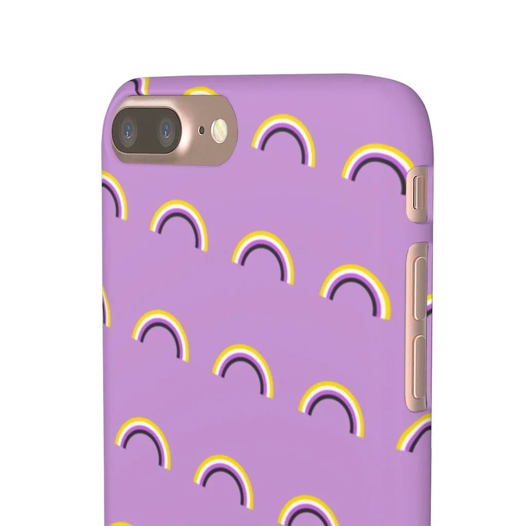 Non-Binary Rainbow Phone Case For Apple & Samsung