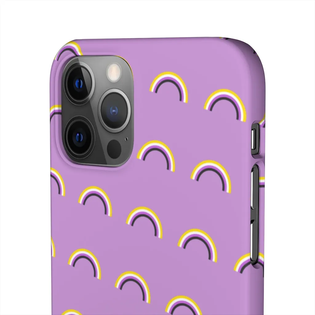 Non-Binary Rainbow Phone Case For Apple & Samsung